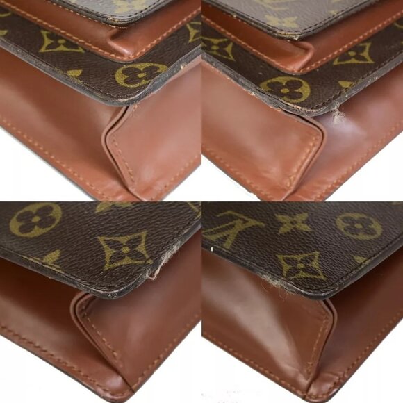 LOUIS VUITTON Monceau 28 2Way Shoulder Hand Bag Monogram Leather - Picture 9 of 16